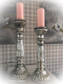 Blockljusstake Fattigmanssilver Affari