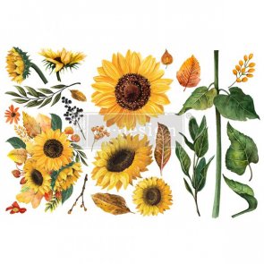 Transferdekor dekortransfer Sunflower Afternoon Redesign Prima