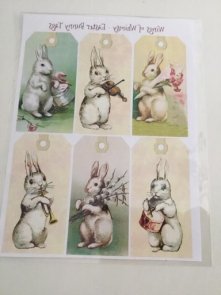 Klippark vintagemotiv vintagebilder Påskmotiv