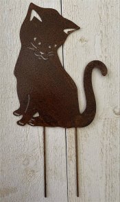 Katt rost rostig katt Lind Decoration