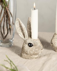 Kaninhuvud med ljushållare aLot Decoration