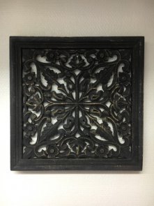 Tempeltavla svart 30x30cm Affari