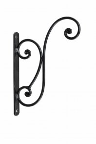 Väggkrok svart metall till lykta Alot Decoration