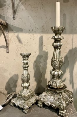 Ljusstake Enya barockstil Antiksilver aLot Decoration