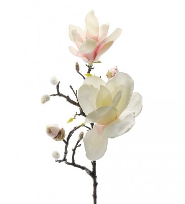 Magnolia ljusrosa/vit 60cm konstväxt Mr Plant