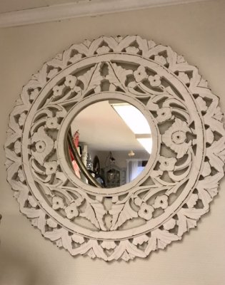 Tempeltavla med spegel